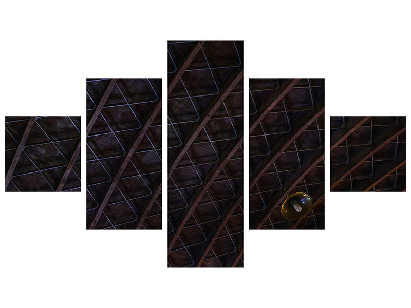 5-piece-canvas-print-roofing