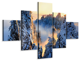 5-piece-canvas-print-sunrise-at-mt-huang-shan