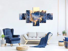 5-piece-canvas-print-sunrise-at-mt-huang-shan