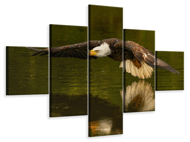 5-piece-canvas-print-the-reflective-pond