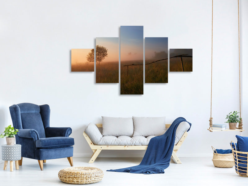5-piece-canvas-print-the-summer-field
