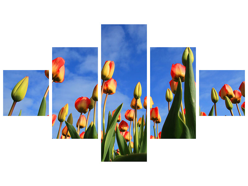 5-piece-canvas-print-tulips-tower-to-the-sky