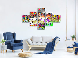 5-piece-canvas-print-writings