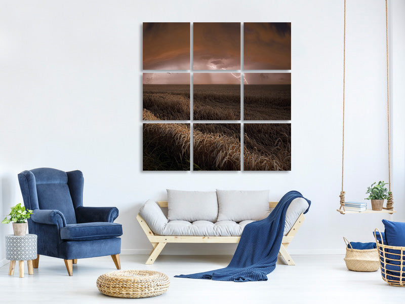 9-piece-canvas-print-harvest-lights