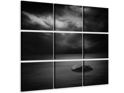 9-piece-canvas-print-sea-stone-and-storm