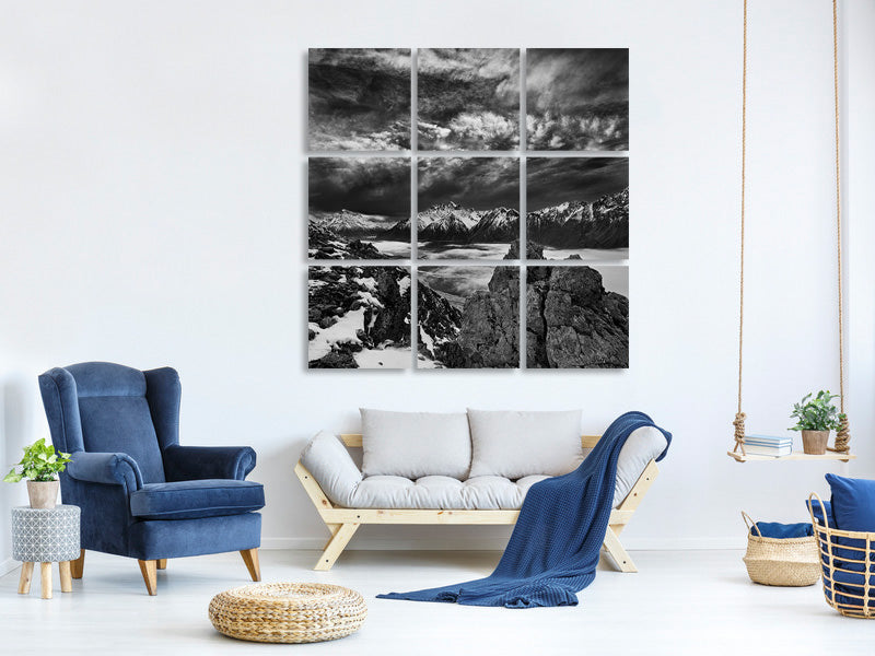 9-piece-canvas-print-tasman-valley