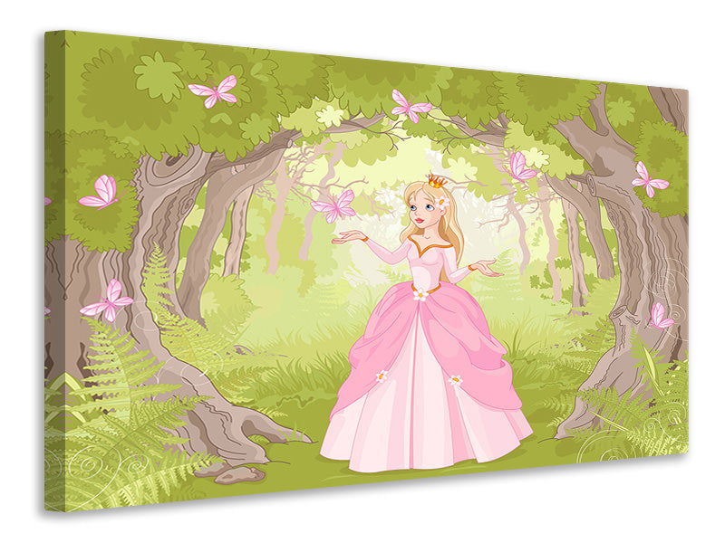 canvas-print-princess-in-the-wood