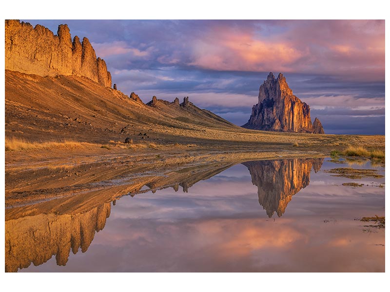 canvas-print-reflection-of-shiprock-x