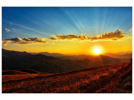 canvas-print-sunset-in-the-world-of-mountains