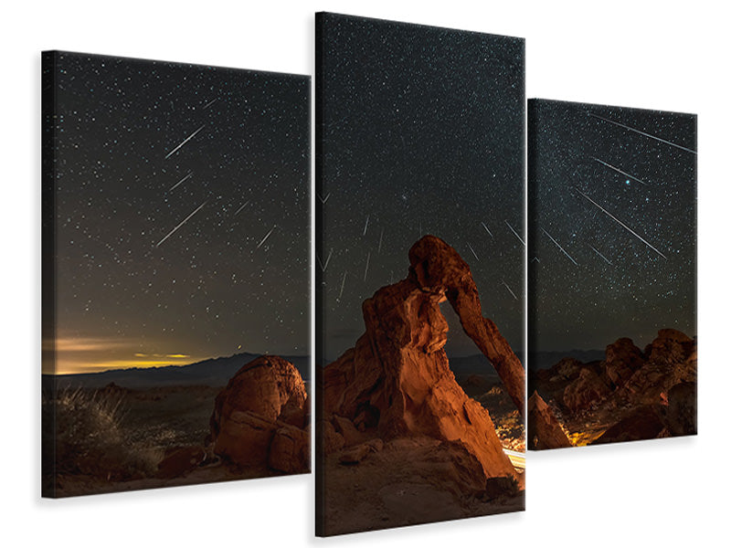 modern-3-piece-canvas-print-geminid-meteor-shower-above-the-elephant-rock