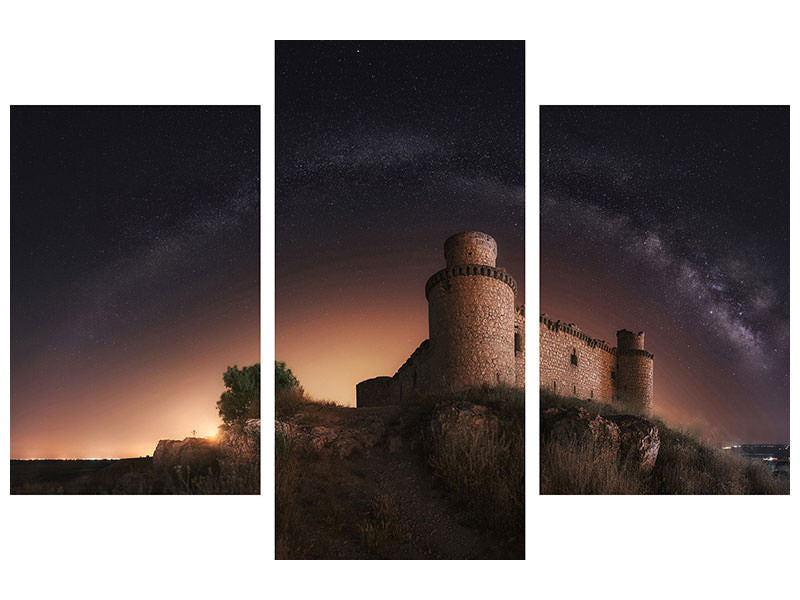 modern-3-piece-canvas-print-night-in-the-old-castle