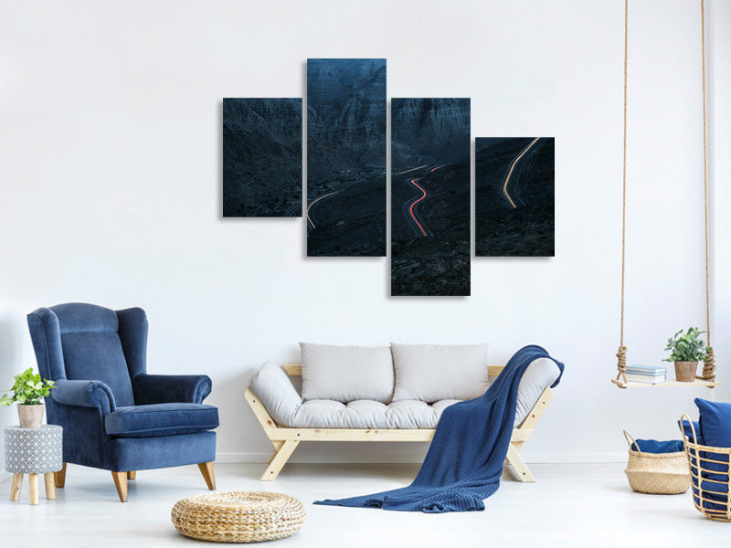 modern-4-piece-canvas-print-a-to-b