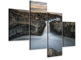 modern-4-piece-canvas-print-aldeyjarfoss-waterfall-north-iceland