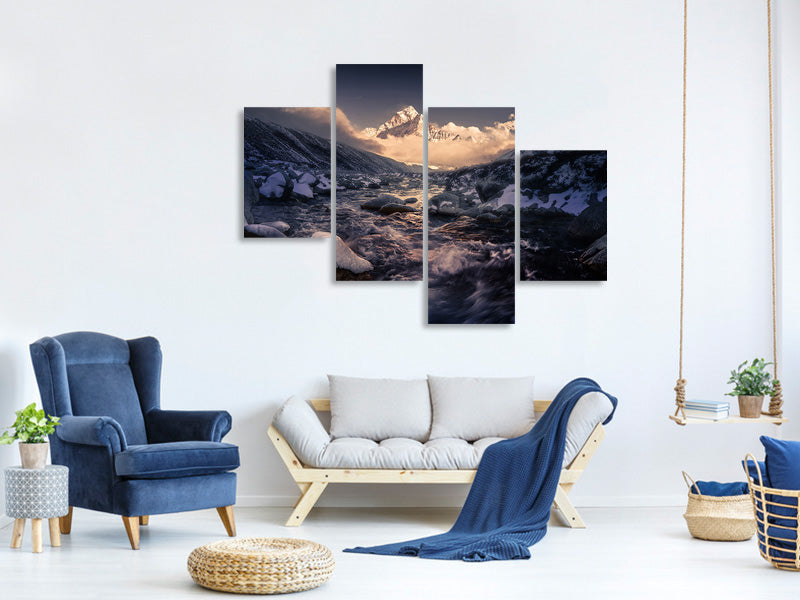 modern-4-piece-canvas-print-ama-dablam