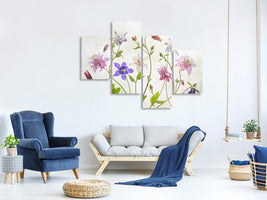 modern-4-piece-canvas-print-columbine