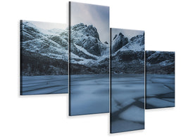 modern-4-piece-canvas-print-ice-craking