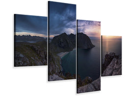 modern-4-piece-canvas-print-kvalvika