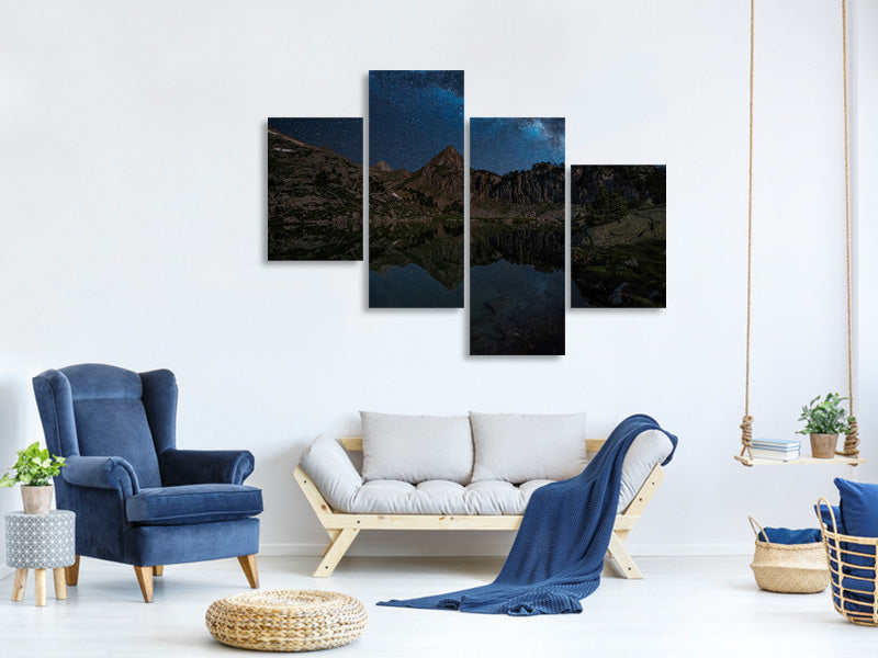 modern-4-piece-canvas-print-mountain-lake
