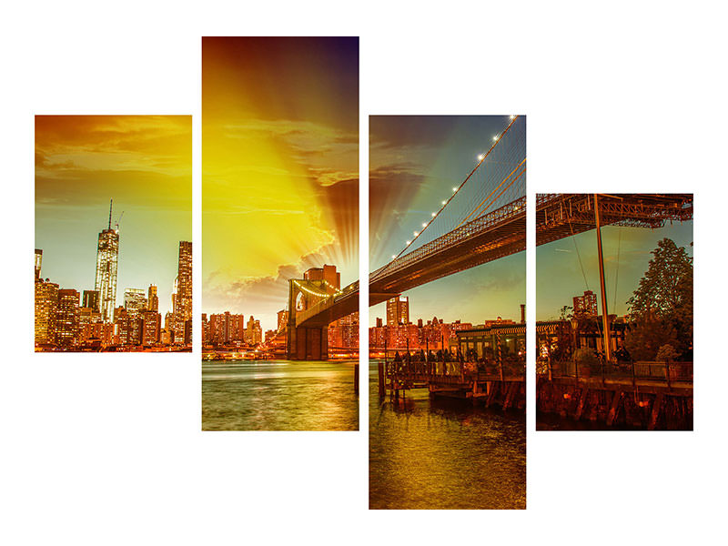 modern-4-piece-canvas-print-skyline-brooklyn-bridge-ny