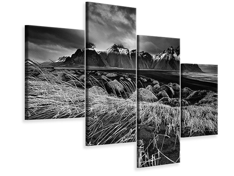 modern-4-piece-canvas-print-stokksnes-dunes-and-mountains