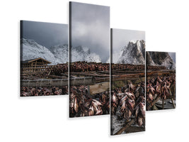 modern-4-piece-canvas-print-taste-of-norway