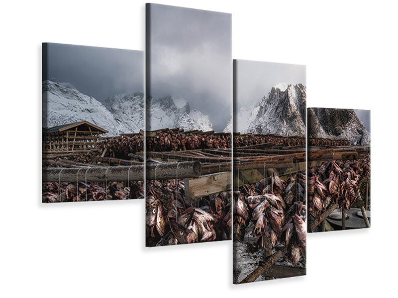 modern-4-piece-canvas-print-taste-of-norway