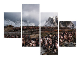 modern-4-piece-canvas-print-taste-of-norway