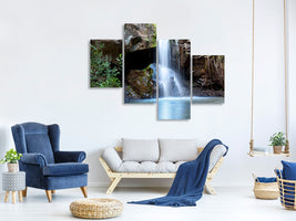 modern-4-piece-canvas-print-the-blue-lagoon
