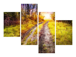 modern-4-piece-canvas-print-the-forest-path