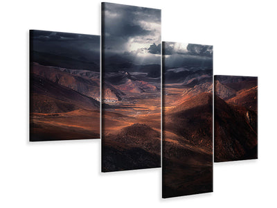 modern-4-piece-canvas-print-the-highland-of-the-holy-light