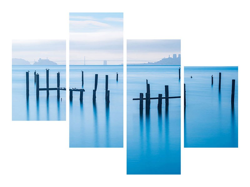 modern-4-piece-canvas-print-the-old-pier-of-sausalito
