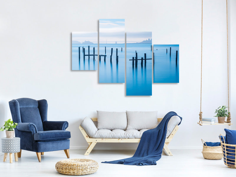 modern-4-piece-canvas-print-the-old-pier-of-sausalito