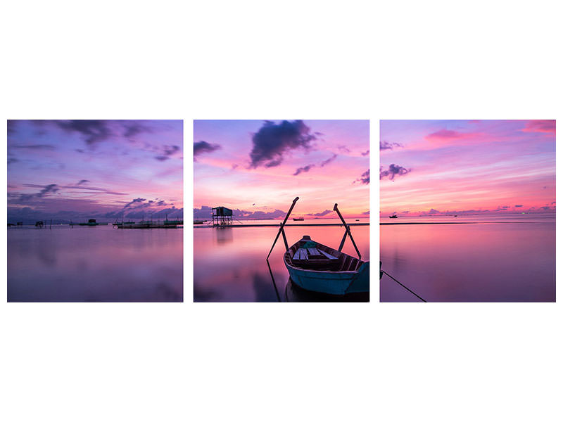 panoramic-3-piece-canvas-print-impressive-sunset-at-the-sea