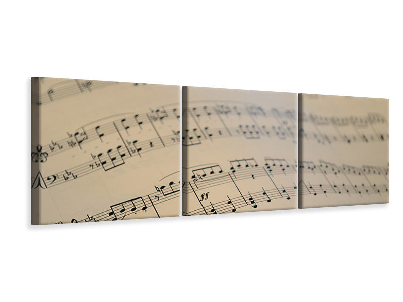 panoramic-3-piece-canvas-print-the-music-notes