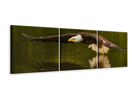 panoramic-3-piece-canvas-print-the-reflective-pond