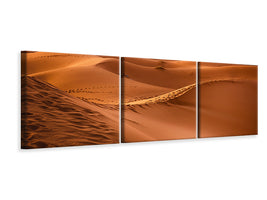 panoramic-3-piece-canvas-print-traces-in-the-desert