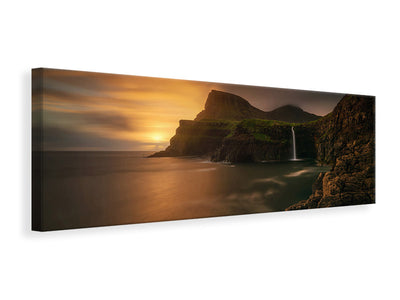 panoramic-canvas-print-arnafjall-sunset