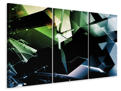 3-piece-canvas-print-3d-polygon
