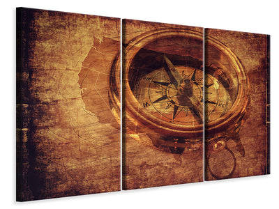 3-piece-canvas-print-antique-compass-xl