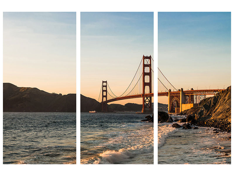 3-piece-canvas-print-at-the-golden-gate-bridge