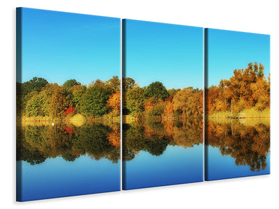 3-piece-canvas-print-autumn-reflections