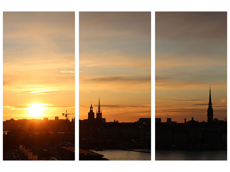 3-piece-canvas-print-city-in-the-evening-light