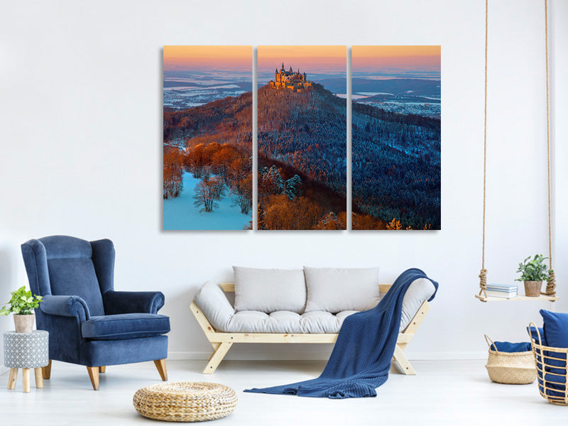 3-piece-canvas-print-hohenzollern-in-winter-mood