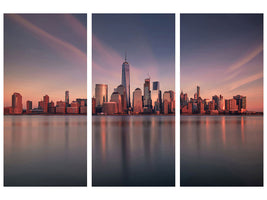 3-piece-canvas-print-lower-manhattan-at-dusk