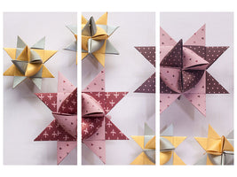 3-piece-canvas-print-origami-colorful-stars