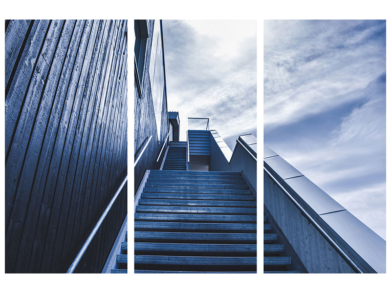 3-piece-canvas-print-steep-stairs