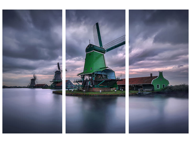 3-piece-canvas-print-the-green-windmill