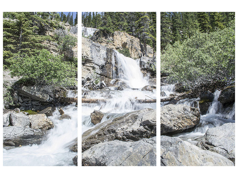 3-piece-canvas-print-wild-waterfall-in-the-forest