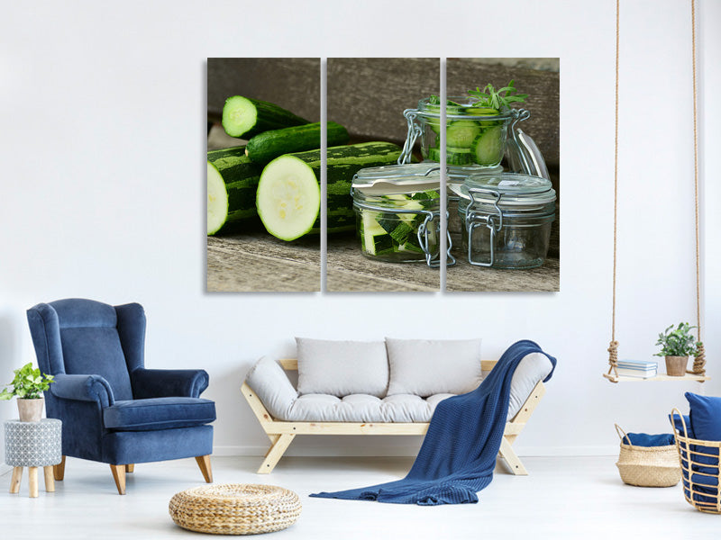 3-piece-canvas-print-zucchinis-and-cucumbers