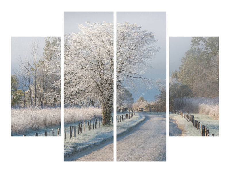 4-piece-canvas-print-a-frosty-morning